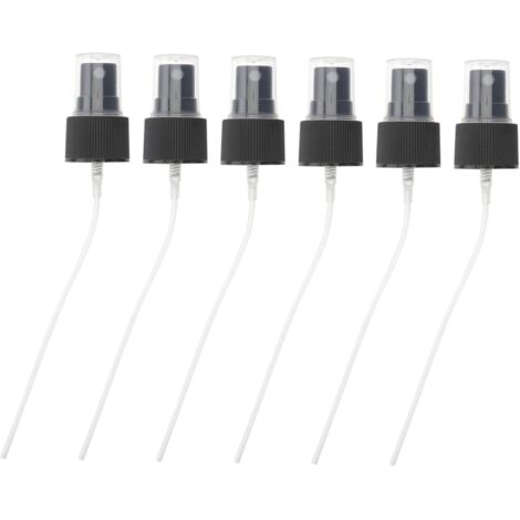 Lot de 6 embouts de rechange pour flacons pulvérisateurs avec paille, compatibles avec les flacons de 10 à 300 ml, accessoires pour flacons pulvérisateurs. (1/5)
