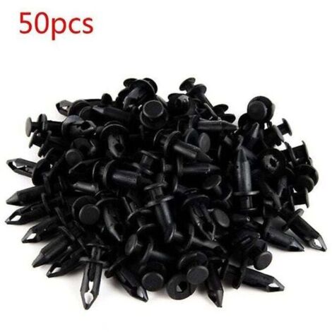 50pcs 8mm Abs plastique garde-boue Clip corps Rivet trou Clips boulons pour Polaris Sportsman Rangers Rzr 550 850 Xp 7661855 Atv P
