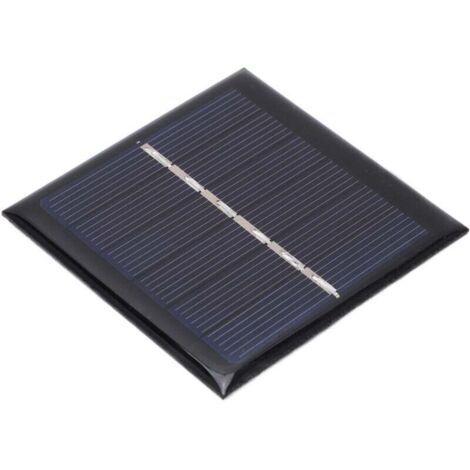 Panneau solaire en polysilicium portable 0.6W 3V niveau A module de carte de charge solaire pour l'éclairage solaire de jardin (1/4)
