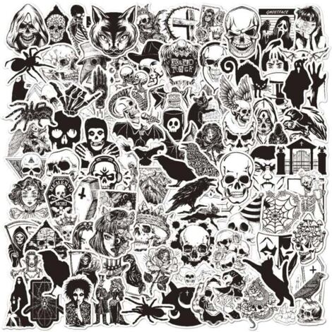 Jagowa 100 pièces autocollants de décorations imperméables en vinyle pour téléphone portable valise armoireType de produit: autocollant autocollantType de verre : Cuisine (1/4)