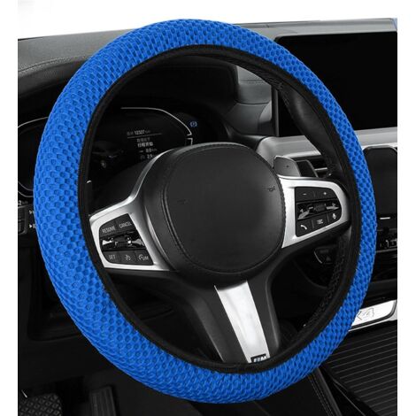 Housse Volant Voiture,Couvre Volant,Protege Volant Voiture,Protection Volant Voiture,Housse Volant Voiture,Housse de Volant,Convient à la Plupart des Voitures,des Vamions,des SUV (Bleu) (1/5)