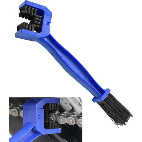 Brosse Chaine Moto,Double Extrémité Nettoyant Chaine Moto,Nettoyant Chaine Velo,Brosse Nettoyage Moto,Brosse Nettoyage Chaine Moto,Nettoyant Chaine,Brosse à Chaîne pour Vélos et Motos (1/5)