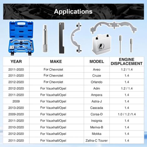 Serrure De Calage Moteur Pour CHEVROLET FIAT OPEL 1.6 1.8 16V - Marque Technic - Référence JC9092 - Neuf