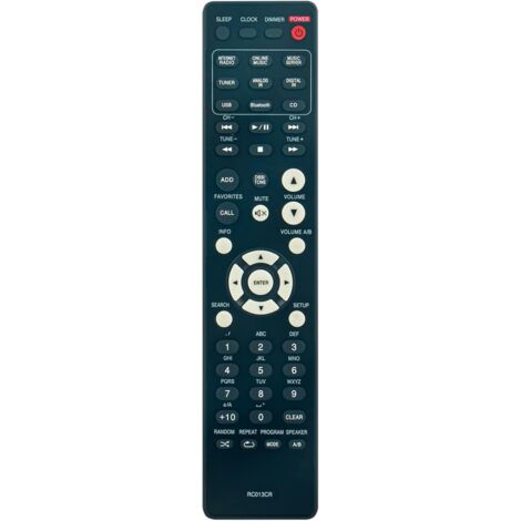 RC013CR Télécommande Rechange pour Marantz CD Receiver M-CR611 M-CR611U M-CR511 RC015C RM-CR611 M-CR612 MCR611 RC012CR