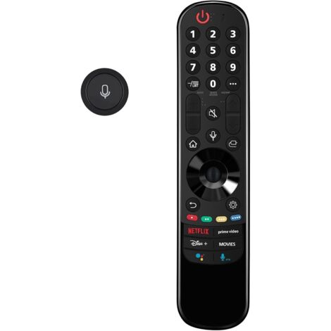 MR21GA Télécommande Rechange pour LG TV 55UP7100ZUF 55UP7560AUD 55UP7700PUB 55UP8000PUA 60UP7700PUB 60UP8000PUA 65NANO75UPA 65NANO77ZPA 65NANO80UPA 65NANO85APA 65NANO90UPA