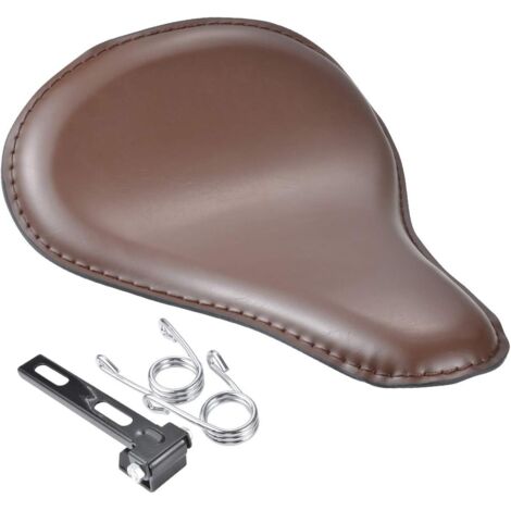 Moto Slim en Cuir Synthétique Siège Brun Crocodile Couverture De Montage Cache Capuchon pour La Plupart des Passagers Solo Harley Sportster Bobber Chopper Personnalisé (1/5)