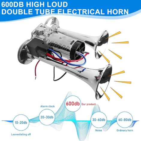 Klaxon à Air (corne De Brume) En Acier Inoxydable 304 Pour Bateau - Portable, étanche, Sécurité Marine