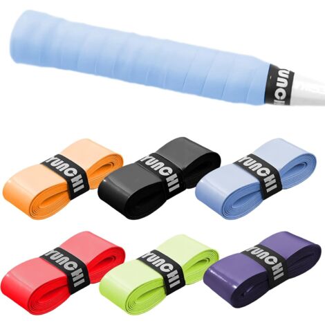 Ruban Grip Pour Raquette - Lot De 6, 110 Cm X 2.5 Cm | Pour Tennis, Badminton, Squash, Canne à Pêche