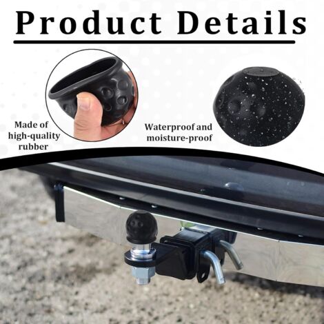 Boule D'attelage Pour Barre De Remorquage 50 Mm, Montage Standard TR12- AB Tools