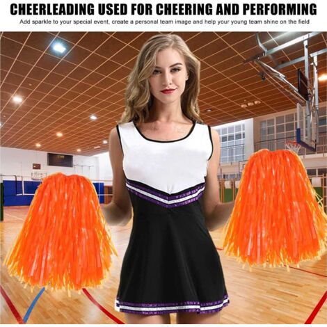 Doigt Géant En Mousse - Main #1, 45,7 Cm - Accessoire Pour Événements Sportifs, Pom-pom Girl, Fêtes - Modèle Vierge à Personnaliser (Orange)