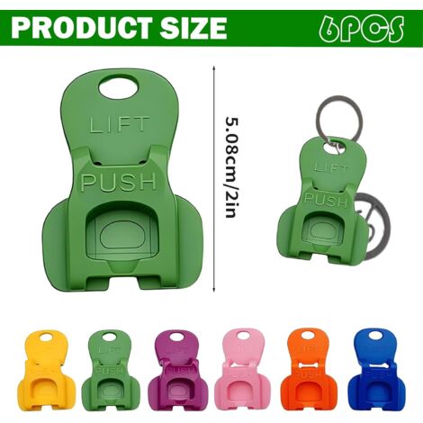 Lot De 6 Ouvre-canettes Manuels Plastique Multicolore - Pour Bière, Soda, Boissons, Portable, Clé