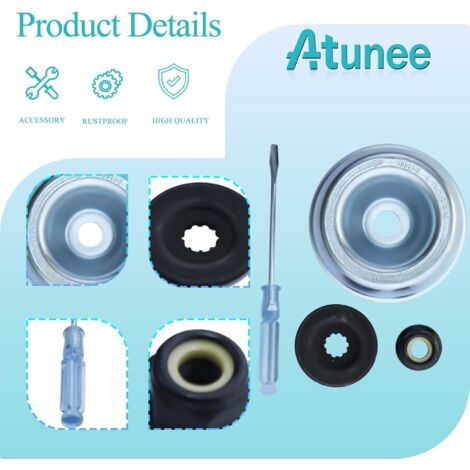 Kit Maintenance Adaptateur Lame Tondeuse 4 Pièces - Universel Avec Écrou Et Tournevis