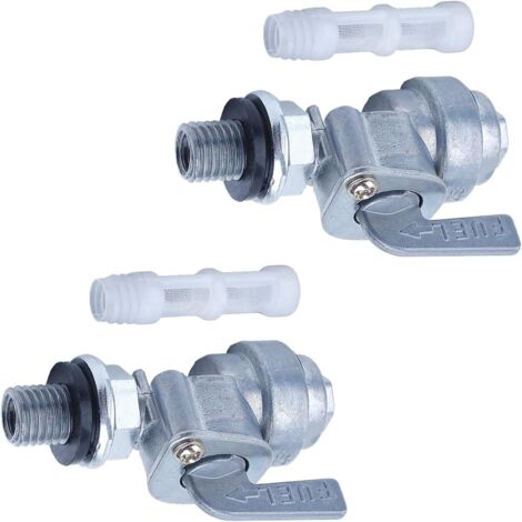Lot de 2 valves d'arrêt pour réservoir de carburant M10 x 1,5 - Robinet de carburant - Interrupteur de remplacement pour GX160 (1/5)