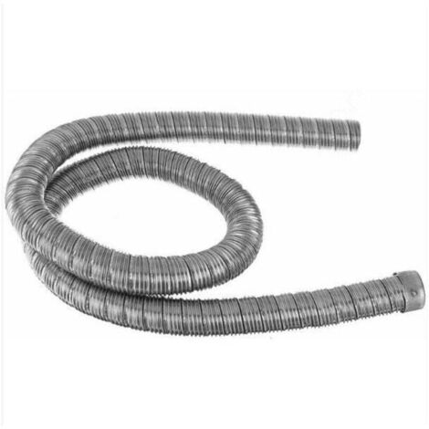 Tuyau d'échappement diesel en acier inoxydable de 100 cm et 22 mm avec bouchon pour chauffages Eberspächer Webasto