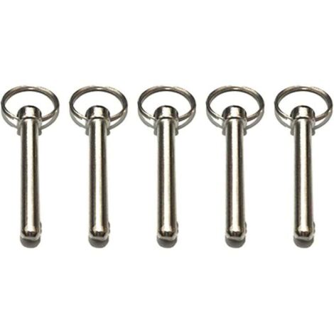Goupilles à Dégagement Rapide Goupille de Verrouillage 8mm Avec Extrémité à Boule à Ressort Accessoires de Verrouillage, Matériel Marin, Broche Supérieure Bimini,Diamètre 8 Mm, Longueur Totale 72 MM (1/5)