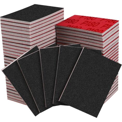 48pcs éponges De Ponçage, Grains 180-3000, Blocs D'éponges De Ponçage, Ponceuse à Main pour Poncer La Peinture sur Bois, La Rouille Métallique, Les Murs, Le Plastique (1/5)