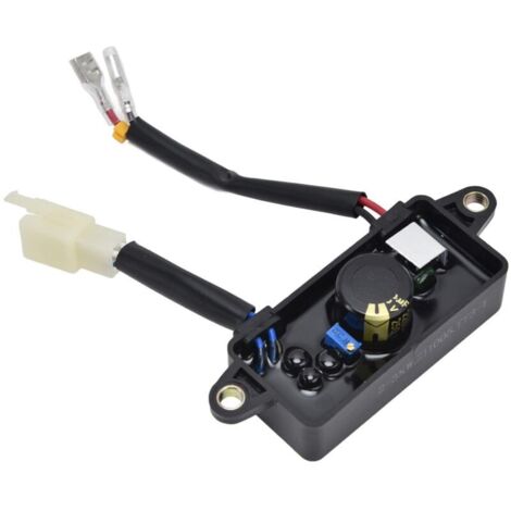 AVR Voltage Regulator, Gasoline Engine Generator Parts Regulator 2-3KW Large Capacitor Voltage Regulator Water Pump Regulator AVR Mini Parts (1/5)