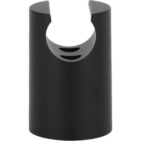 Support de Douchette Noir, Support Mural pour Pommeau de Douche à Main, Fixation Sans Percage pour Salle de Bain, Design Moderne et Élégant (1/5)