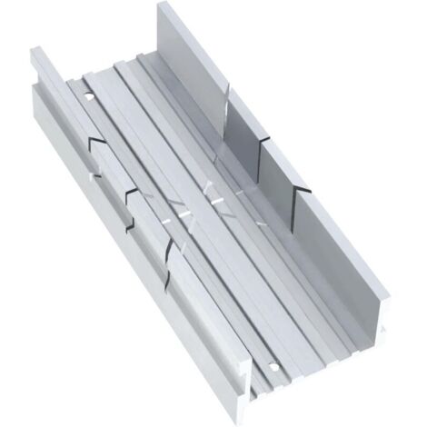 Boîte à onglets de 13,5 cm en alliage d'aluminium robuste, coupe précise à 45°, 90° et 135°, pour métal, artisanat, bois, plastique, HT0417 (1/5)