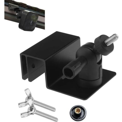 Support de gouttière pour caméra Blink Outdoor (4ème génération) et caméra Blink XT/XT2, arceau en aluminium réglable à 360 °, accessoire pour caméra Blink Mini/Mini 2, noir (1/5)
