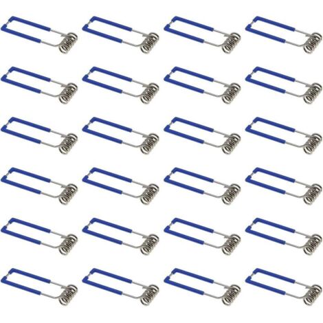 Lot de 24 pinces de fixation à ressort pour spot GU10 MR16 1,5 x 60 mm (1/5)