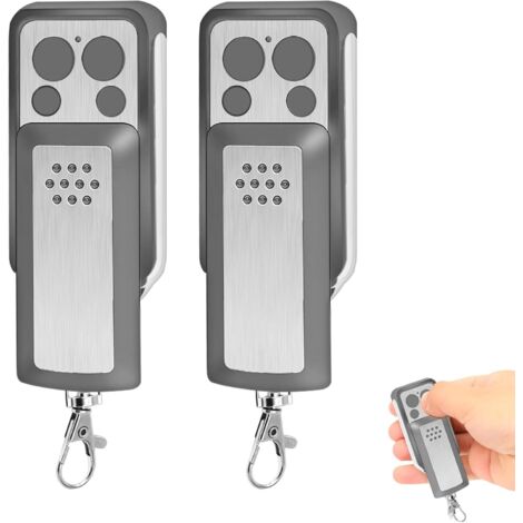 433,92 MHzTélécommandes de Portail Compatible avec 114253, Old 104250, Red 104257, 104251, 104350,4 Canaux, Code Tournant, Design à Glissière (Lot de 2) (1/5)