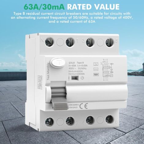 Disjoncteur Differentiel 30ma 63anull