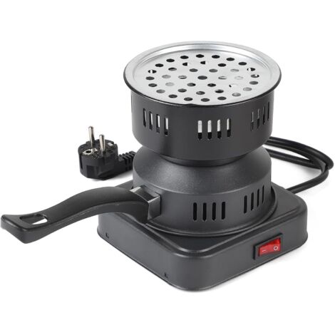 Allume-charbon Portable 450-600 W de Bois Électrique 14 cm x 12,5 cm x 15 cm avec Poignée de Transport pour le Camping, la Cuisine (1/5)