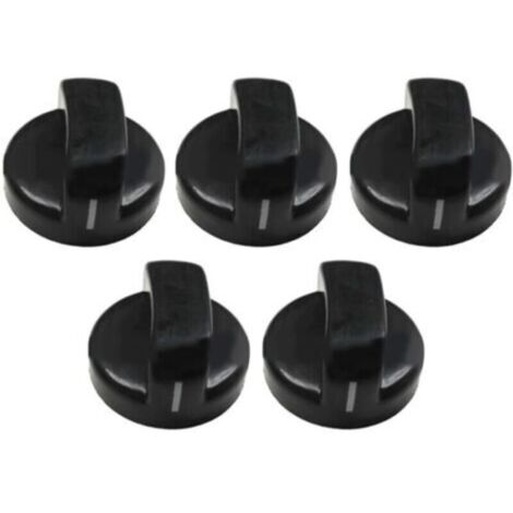 5PCS Bouton de cuisinière à gaz de 8 mm, boutons universels résistants à la température pour cuisinière à gaz, cuisinière à gaz, four (1/5)