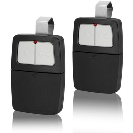 Télécommande universelle de remplacement pour porte de garage Remplace les télécommandes KLIK1U, 375UT et 375LM Permet de commander deux portes ou plus, avec commutateurs DIP et boutons d'apprentiss (1/5)