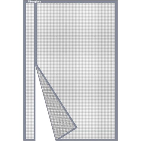 Coocheer – Moustiquaire porte magnétique 70x190cm – Ouverture latérale – Fibre de verre durable – Fermeture automatique aimantée – Lot de 2 (1/4)