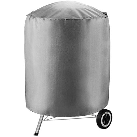 Housse de barbecue 5877cm extérieure imperméable et robuste, résistante aux UV, pour barbecues Weber Char Broil, gris (1/5)