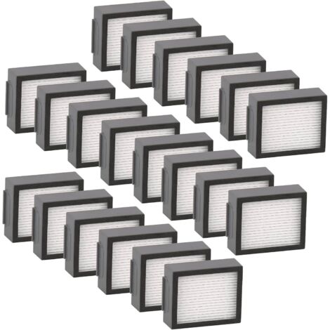 (20 pièces) Filtres HEPA de remplacement compatibles avec iRobot Roomba i7 i7+ J7 j7+ Plus i3 i3+ i2 i2+ i1 i1+ i4 i6 i6+ i8 i8+ E5 E6 E7, EVO, EI et J Series Kit de filtres Accessoire (pas pour Combo (1/5)