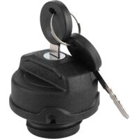 Bouchon de réservoir de carburant ABS noir pour Beetle/Polo/Caddy avec verrouillage et 2 clés