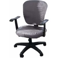 chaise de Bureau Ordinateur Covers, Split Stretchable siège Housse Lavable et Amovible Rotating Chaise Housse de Protection