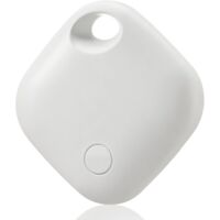 Android Smart Tag, Rechargeable Smart Tag, Compatible avec Google Mon Appareil Trouver l'application Android Uniquement pour Clés, Bagages, Valise, Portefeuille, Blanc