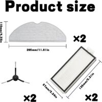 G20s Ultra Pièce de rechange Accessoires pour Roborock G20s Ultra/Saros 10R/Qrevo G20s Ultra Pièce de rechange Accessoires pour Roborock G20s Ultra/Saros 10R/Qrevo