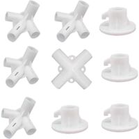 9 Piece Gazebo Replacement Kit 9 Piece Tent Replacement Kit with Gazebo Canopy Corner Connectors Plastic