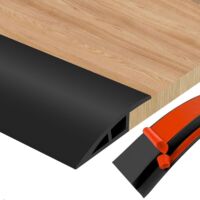 Barre de Seuil Adhesive Seuil de Porte Barre de Seuil Multiniveau pour Relier Les Joints de Sol et Les Transitions de Seuil de Moquette, Carrelage