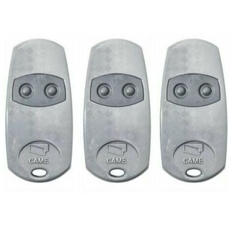 Original Came TOP432EE remote control 3 pieces. Fixed code frequency 433.92 MHz, TOP432EE