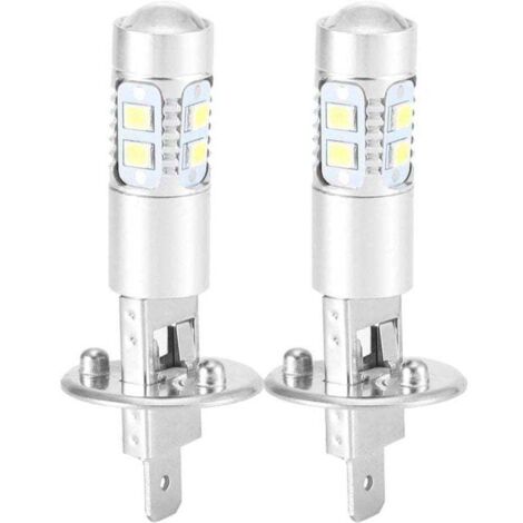 H1 100W LED Bulb, Headlight Bulbs, Fog Lights, 360 Degree Headlight Bulbs, 2pcs H1 6000K Super White 100W LED Kit, H1 LED Car Headlight Bulbs, H1 100W LED Lights (1/4)