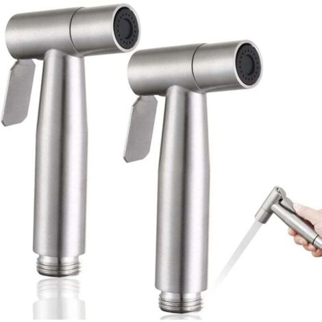 2-Piece Bidet Sprayer, Toilet Hand Shower, Stainless Steel Bidet Sprayer Kit, Personal Hygiene and Toilet Sprayers (1/4)