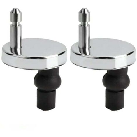 2 set Universal Toilet Seat Bolts and Screws, Toilet Seat Hinge Quick Release Top Hinge Fixings, Easy to Install- Toilet Seat Replacement Parts Kit