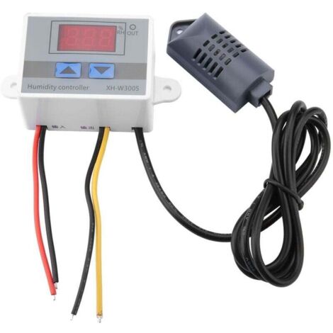 XH-W3005 Digital Hygrometer Switch Controller Humidity Sensor 0-99% RH 220V