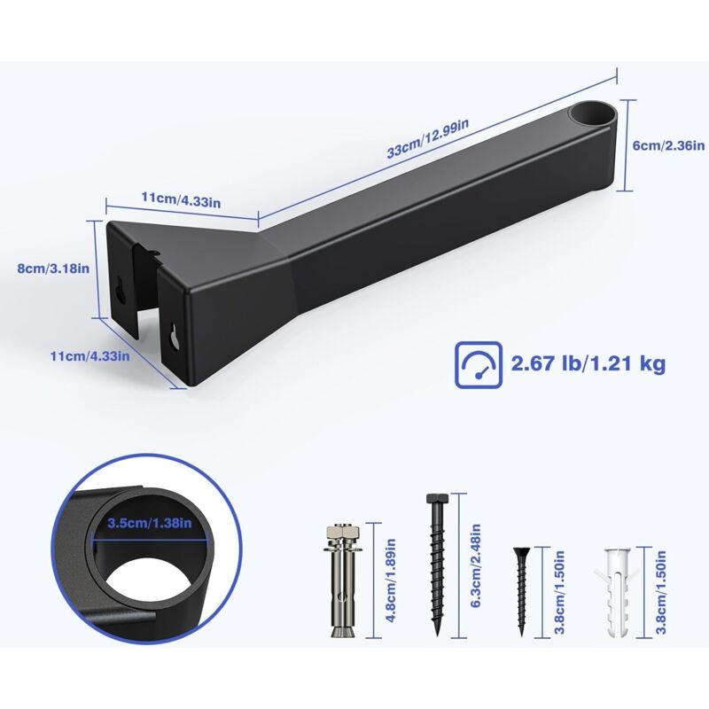 Starlink Gen 3 Long Wall Mount, Adjustable Starlink Mounting Kit with Gen 3 Starlink Gen 3 Long Wall Mount, Adjustable Starlink Mounting Kit with Gen 3