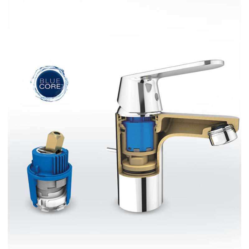 GROHE Quickfix Get wash basin mixer, 2345400C – straight spout