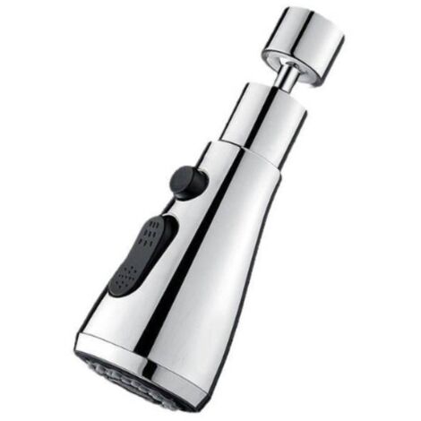 Replacement Faucet Head, 3 Functions, 360° Swivel, Sink Faucet Spray Head, G1/2 Connection, Replacement for Kitchen Faucet, Replacement Spray Head Polishing (1/5)
