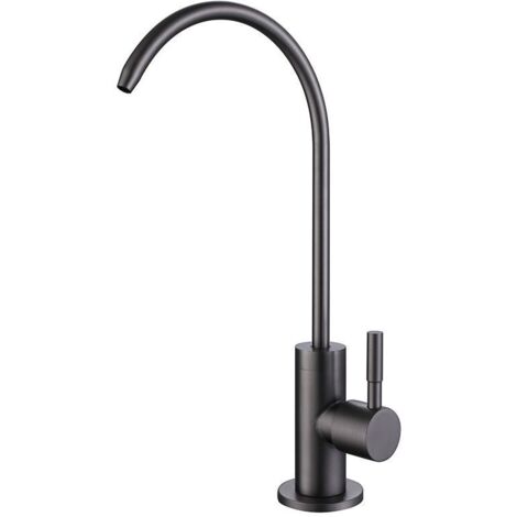 Kitchen Faucet, 100% Lead-Free Drinking Water Faucet, No Air Gap, 304 Stainless Steel Wire Drawing Material (1/5)