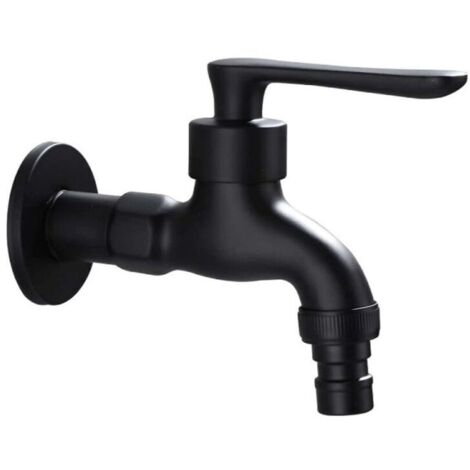 Outdoor Garden Faucet, Vintage Cold Water Faucet with Unique Control Interface (1/2 inch Outlet - 1/2 inch Inlet) for Garden, Washing, Washing Machine (1/5)