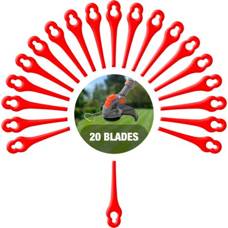 Terratek Replacement Grass Strimmer Blades 20 Pack
